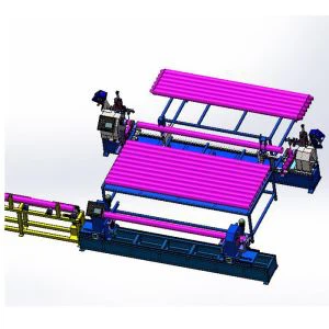 Produktionslinje för stålrörfläns